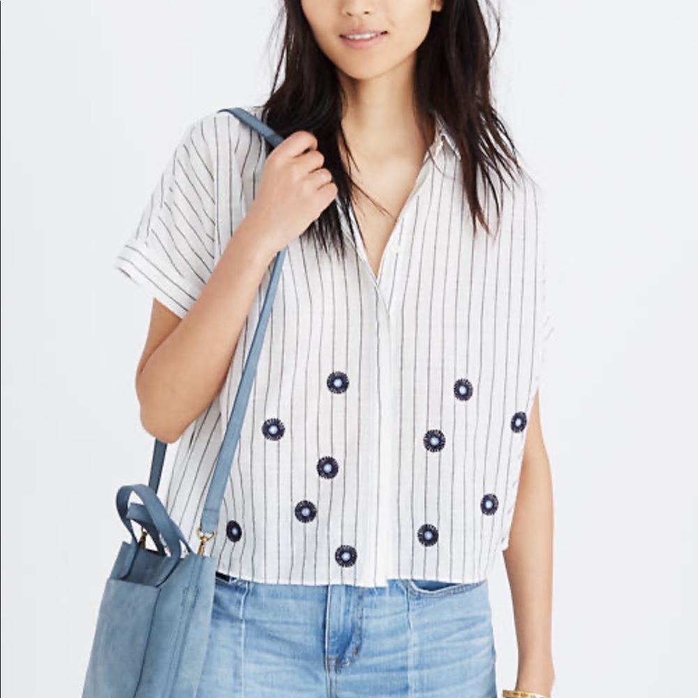 Madewell short sleeve button down